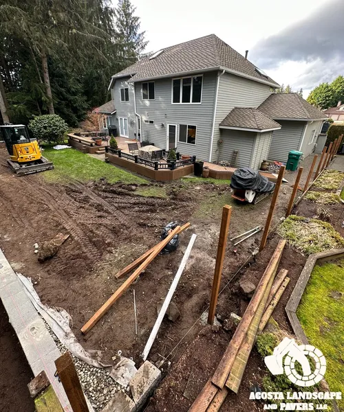 Retaining Wall & Fencing Project